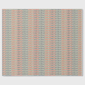 Colorful Merry kerst Cadeaupapier (Vlak)