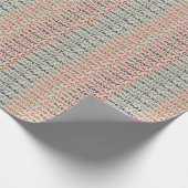 Colorful Merry kerst Cadeaupapier (Hoek)