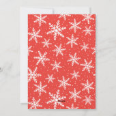 Colorful Merry-kerstrood en groene foto Feestdagenkaart (Achterkant)