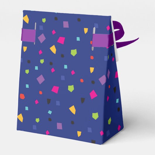 Colorful Mexican Fiesta Confetti Bedankdoosjes (Achterkant)