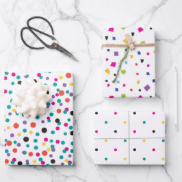 Colorful Mexican Fiesta Pattern Inpakpapier Vel