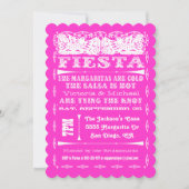 Colorful Mexican Fiesta Rehearsal Dinner Kaart (Voorkant)