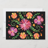 Colorful Mexican Fiesta Wedding Bedankkaart (Achterkant)