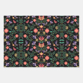 Colorful Mexican Floral Embroidery Inpakpapier Vel (Voorkant 2)