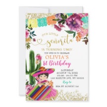 Colorful Mexican Senorita First Birthday
