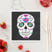 Colorful Mexican Sugar Skull Servet (Insitu)