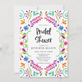 Colorful Mexican Theme Fiesta Vrijgezellenfeest Kaart (Voorkant)