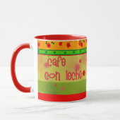 Colorful Mexican Theme Green Red Orange Mug Mok (Links)