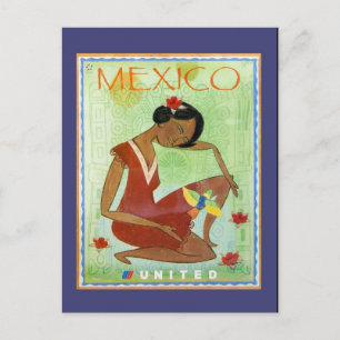 Colorful Mexican Travel Briefkaart