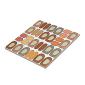 Colorful Mid Century Modern Geometric Tegeltje (Zijkant)