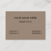 Colorful Mid Century Modern Geometric Visitekaartje (Achterkant)