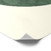 Colorful Mid Century Moderne Abstracte cirkels Poster (Hoek)