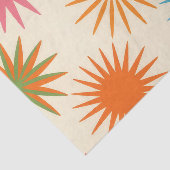 Colorful Mid Century Starburst Pattern Tissuepapier (Detail)