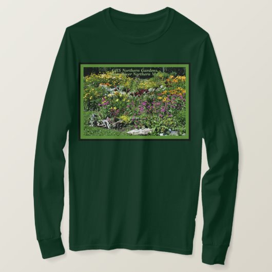 Colorful Mid Summer Gardens T-shirt (Design voorkant)