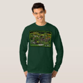 Colorful Mid Summer Gardens T-shirt (Voorkant volledig)