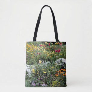 Colorful Mid Summer Gardens Tote Bag