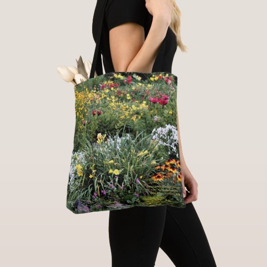 Colorful Mid Summer Gardens Tote Bag (Dichtbij)