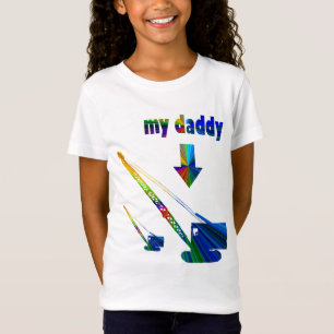 COLORFUL MIJN DADDY CRANE OPERATOR HEAVY-APPARATUU T-SHIRT