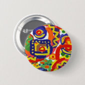 Colorful Mind Pin Ronde Button 5,7 Cm (Voorkant /achterkant)