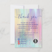 Colorful Minimal Professional Bedankkaart (Voorkant)