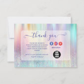 Colorful Minimal Professional Branding Bedankkaart (Voorkant)