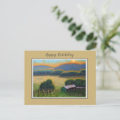 Colorful Missouri Ozark Mountain Birthday Briefkaart (Staand voorkant)
