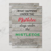 Colorful Mistletoe Holiday Kaart (Voorkant / Achterkant)