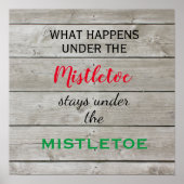 Colorful Mistletoe Holiday Poster (Voorkant)