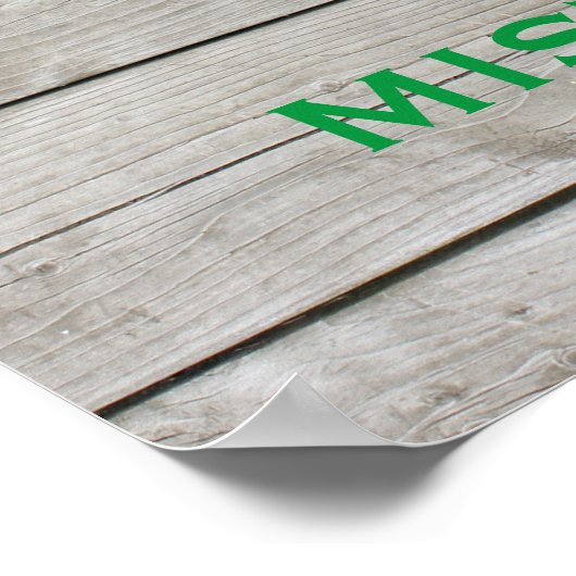 Colorful Mistletoe Holiday Poster (Hoek)