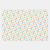 Colorful Mix A-10 Warthog Jet Pattern Inpakpapier Vel (Voorkant)