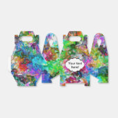 Colorful mix abstract ontwerp bedankdoosjes (Uitgevouwen)