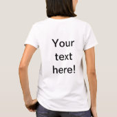Colorful mix abstract ontwerp t-shirt (Achterkant)