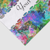 Colorful mix abstract ontwerp tissuepapier (Detail)