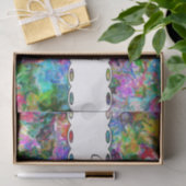 Colorful mix abstract ontwerp tissuepapier (Geschenk)