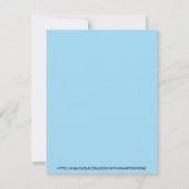 Colorful Mixed Media Cat Collage Bedankkaart (Achterkant)