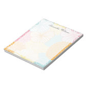 Colorful Mod Florals Notitieblok (Linkerzijde)