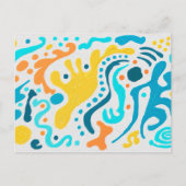 Colorful Modern Abstract Geometric Briefkaart (Voorkant)