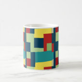 Colorful Modern Abstract Geometric Koffiemok (Center)