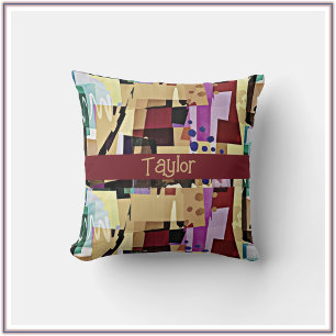 Colorful Modern Abstract Kunstpatroon Kussen