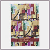 Colorful Modern Abstract Kunstpatroon Theedoek