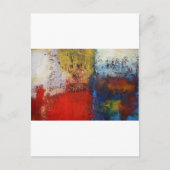Colorful Modern Abstract Kunstwerk Briefkaart (Voorkant)