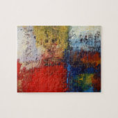 Colorful Modern Abstract Kunstwerk Legpuzzel (Horizontaal)