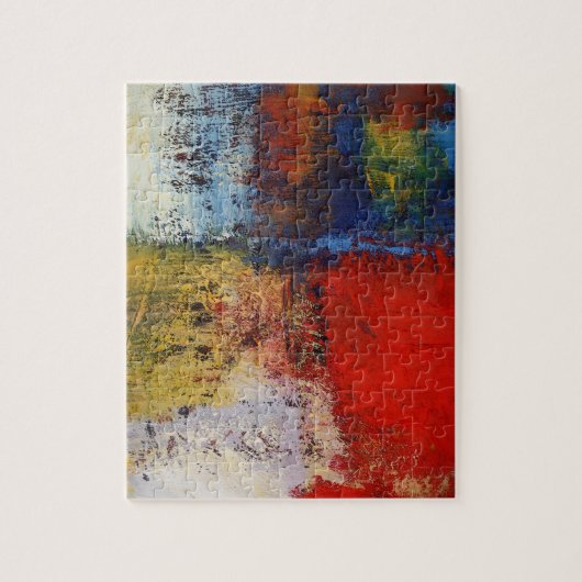 Colorful Modern Abstract Kunstwerk Legpuzzel (Verticaal)