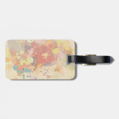 Colorful Modern Abstract Paint Splash Bagagelabel (Achterkant horizontaal)