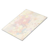 Colorful Modern Abstract Paint Splash Notitieblok (Schuin)