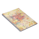 Colorful Modern Abstract Paint Splash Notitieboek (Rechterzijde)