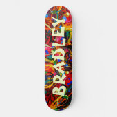 Colorful Modern Abstracte Aangepaste Aangepaste Na Persoonlijk Skateboard (Voorkant)
