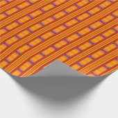 Colorful Modern African tribal Pattern Cadeaupapier (Hoek)