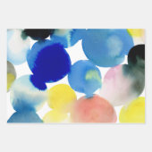 Colorful Modern Art Holiday Inpakpapier Vel (Voorkant)