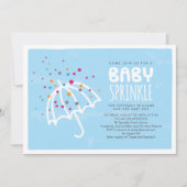 Colorful Modern Baby Sprinkle Invitation Kaart (Voorkant)
